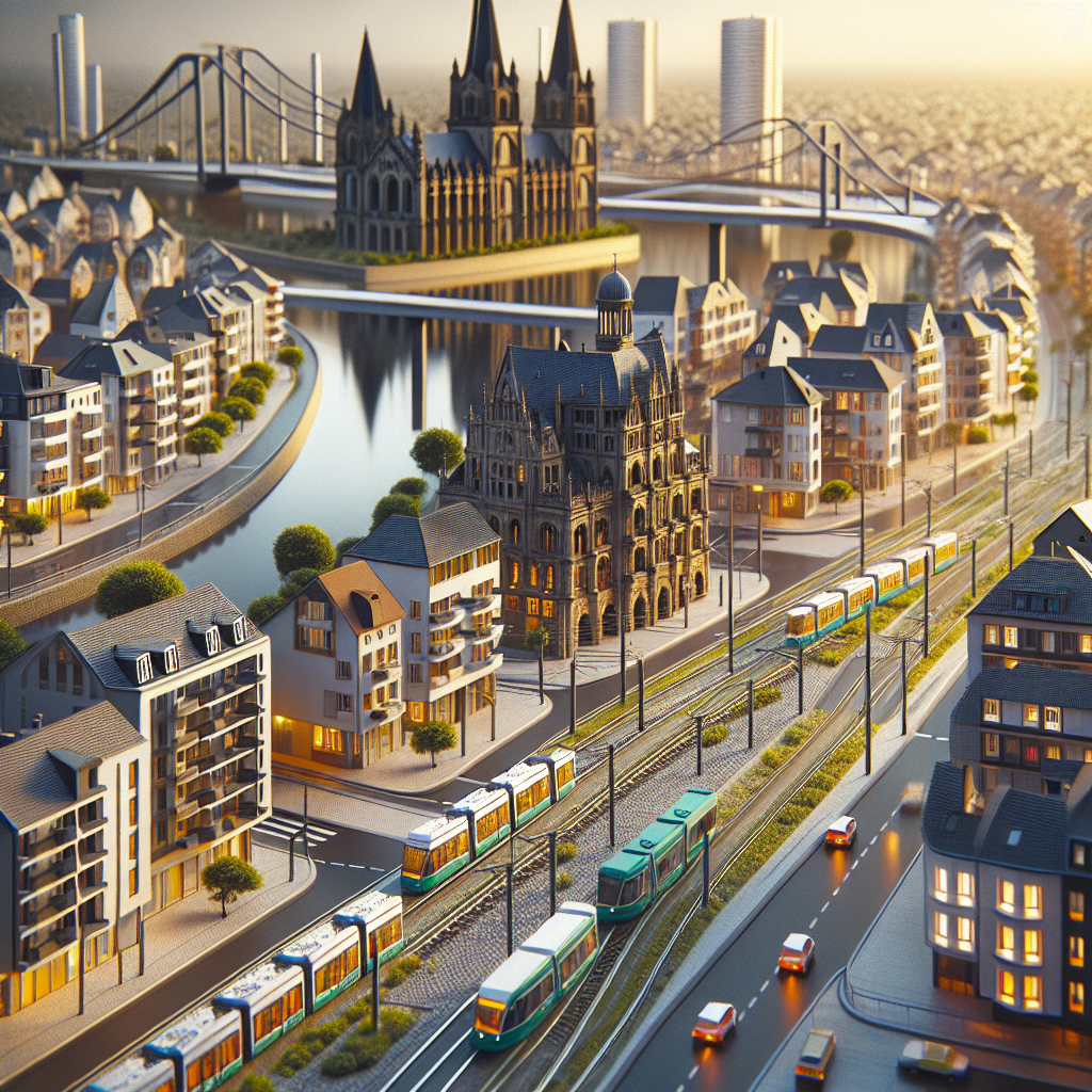 Infrastruktureinfluss auf Mietspiegel in Köln Porz